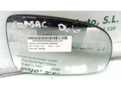 Recambio de cristal retrovisor derecho para opel corsa c club referencia OEM IAM 065024  