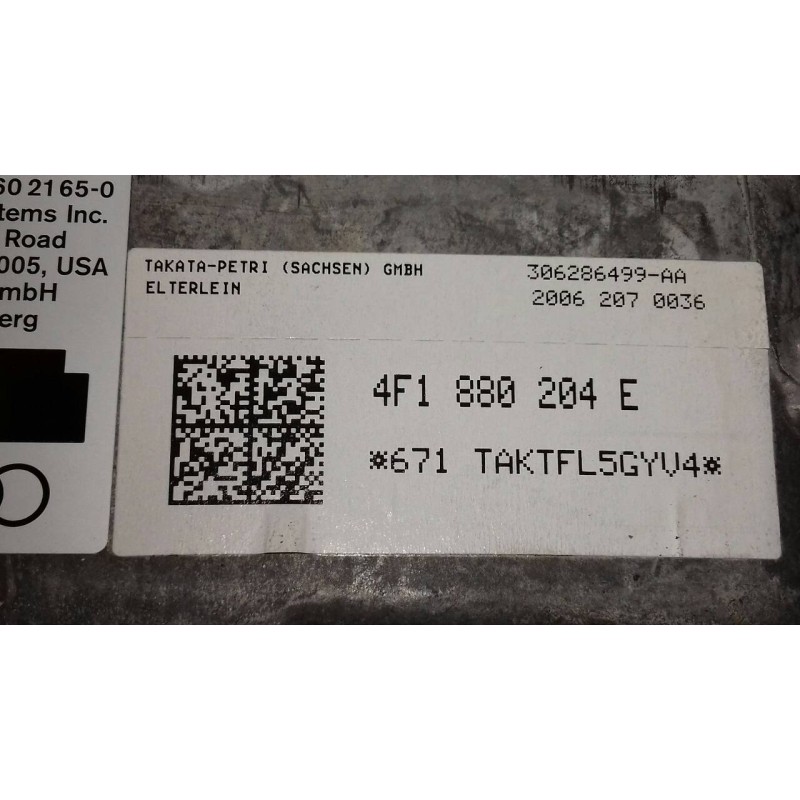 Recambio de airbag delantero derecho para audi a6 berlina (4f2) 3.0 tdi quattro (171kw) referencia OEM IAM 4F1880204E  