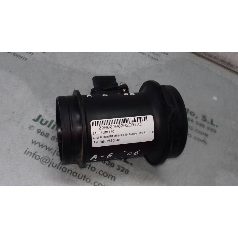 Recambio de caudalimetro para audi a6 berlina (4f2) 3.0 tdi quattro (171kw) referencia OEM IAM PBTGF40  5 PINES