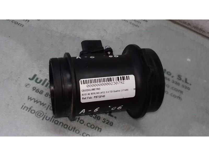 Recambio de caudalimetro para audi a6 berlina (4f2) 3.0 tdi quattro (171kw) referencia OEM IAM PBTGF40  5 PINES