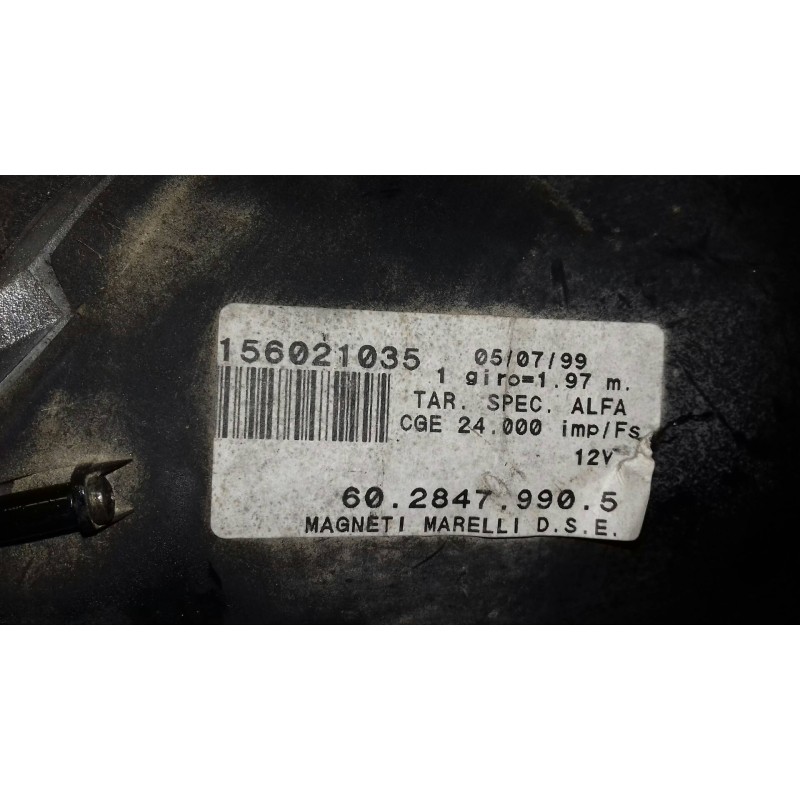 Recambio de cuadro instrumentos para alfa romeo 166 2.0 16v cat referencia OEM IAM 6028479905 602847990 MAGNETI MARELLI