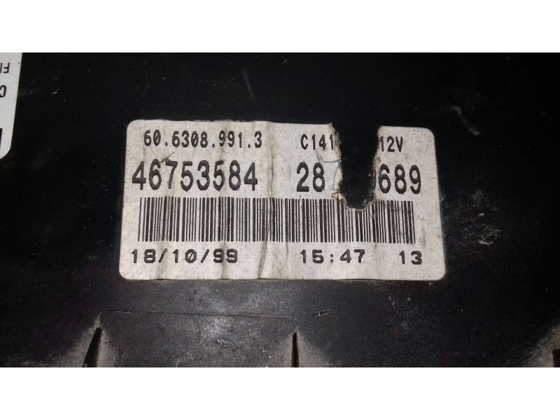 Recambio de cuadro instrumentos para fiat punto berlina (176) 1.2 16v cat referencia OEM IAM 46753584 606307002E 