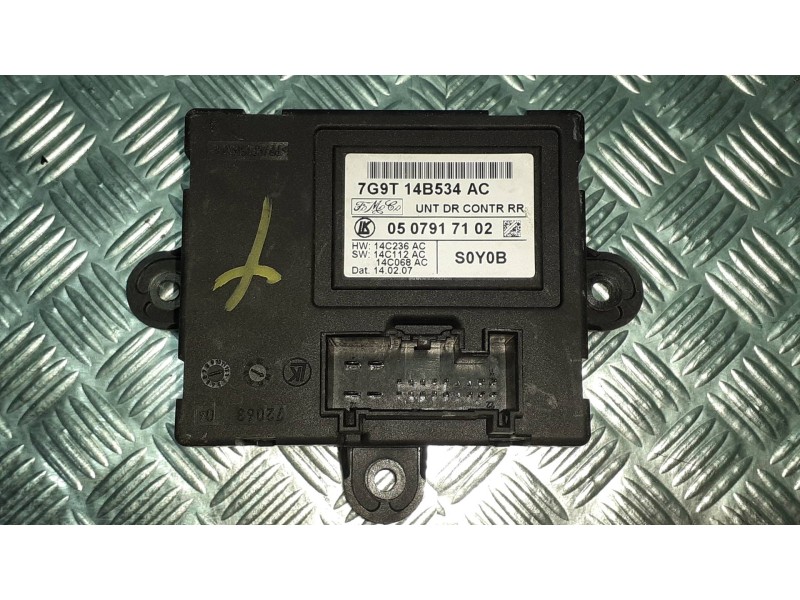 Recambio de centralita cierre para ford mondeo ber. (ca2) ghia referencia OEM IAM 7G9T14B534AC 0507917102 S0Y0B