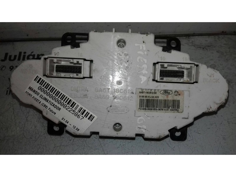 Recambio de mando climatizador para ford fiesta (cbk) futura referencia OEM IAM 8A6T18C612 8A6918C612 