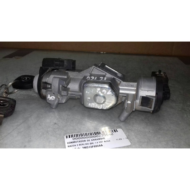 Recambio de conmutador de arranque para mazda 3 berlina (bk) 1.6 vvt active referencia OEM IAM 3M513F880AA  