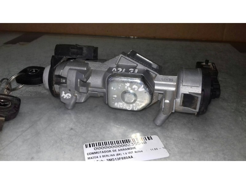 Recambio de conmutador de arranque para mazda 3 berlina (bk) 1.6 vvt active referencia OEM IAM 3M513F880AA  