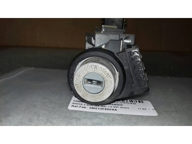 Recambio de conmutador de arranque para mazda 3 berlina (bk) 1.6 vvt active referencia OEM IAM 3M513F880AA  