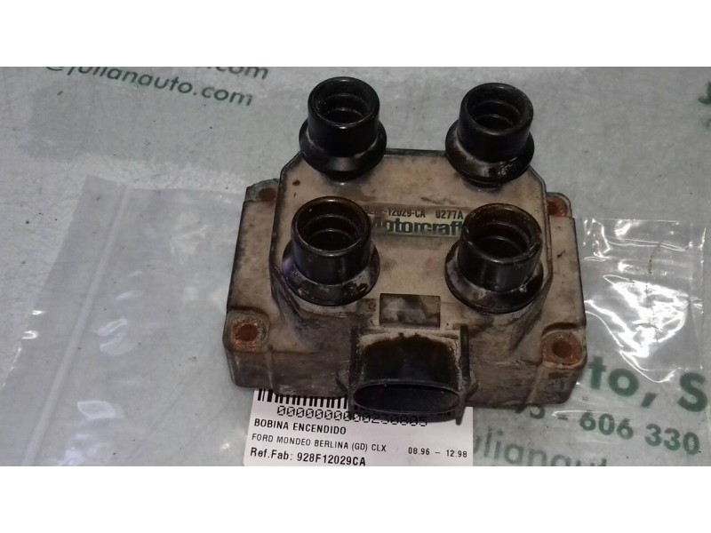 Recambio de bobina encendido para ford mondeo berlina (gd) clx referencia OEM IAM 928F12029CA  3 PINES