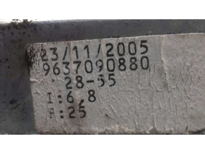 Recambio de elevalunas trasero derecho para citroen xsara picasso 1.6 16v exclusive referencia OEM IAM 9637090880  ELECTRICO