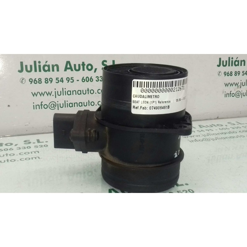 Recambio de caudalimetro para seat leon (1p1) reference referencia OEM IAM 074906461B 0281002461 BOSCH