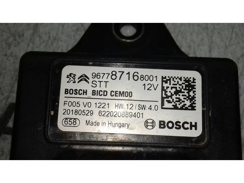 Recambio de sensor para peugeot partner kombi outdoor referencia OEM IAM 967787168001 F005V01221 BOSCH
