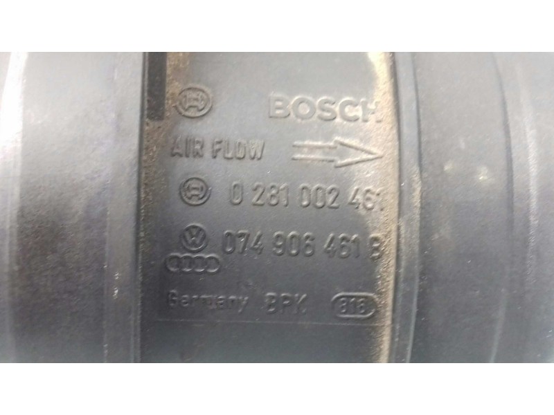 Recambio de caudalimetro para seat leon (1p1) reference referencia OEM IAM 074906461B 0281002461 BOSCH