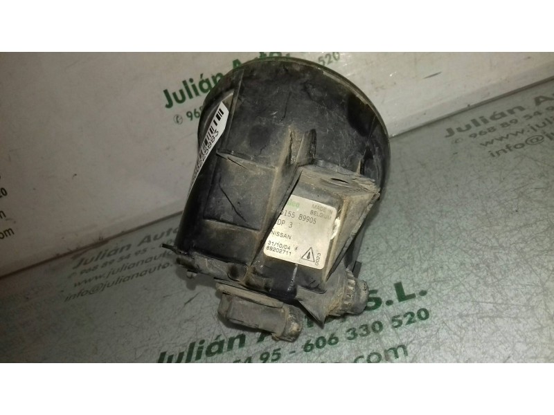 Recambio de faro antiniebla izquierdo para nissan almera (n16/e) acenta referencia OEM IAM 2615589905  VALEO