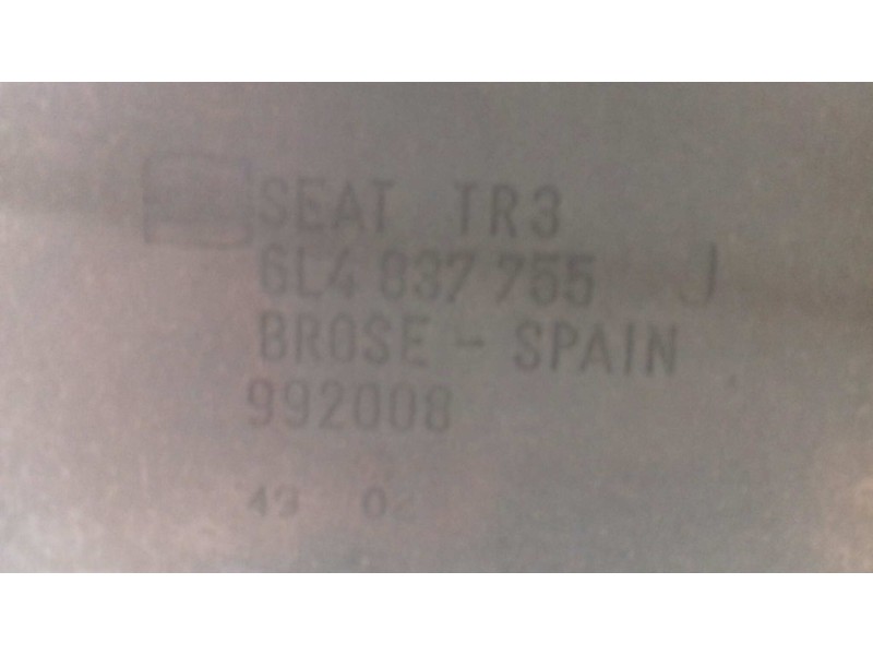 Recambio de elevalunas delantero izquierdo para seat ibiza (6l1) stella referencia OEM IAM 6L4837751Q 6L4837755J ELECTRICO