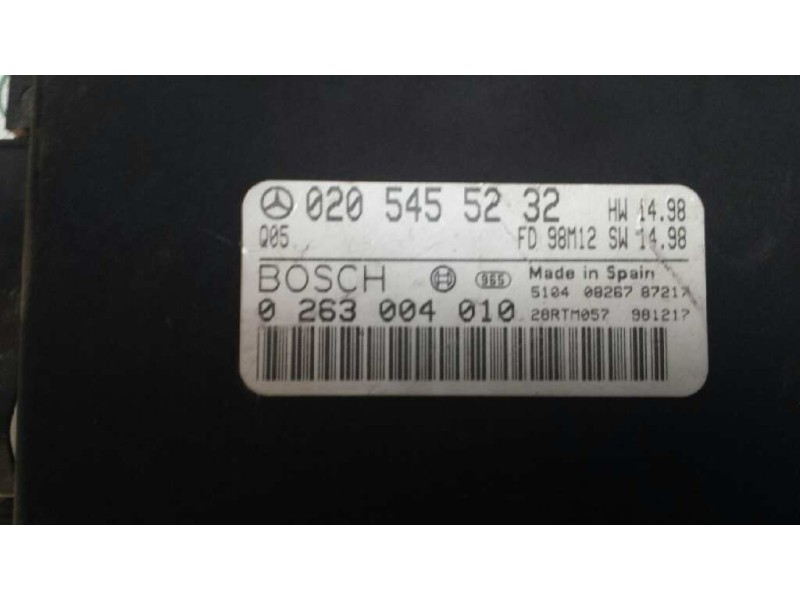 Recambio de modulo electronico para mercedes-benz clase s (w220) berlina referencia OEM IAM 0205455232 0263004010  Recambio de modulo electronico para mercedes-benz clase s (w220) berlina referencia OEM IAM 0205455232 0263004010