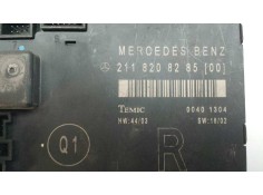 Recambio de modulo confort para mercedes-benz clase e (w211) berlina e 500 4-matic (211.083) referencia OEM IAM 2118208285[00] 0 2