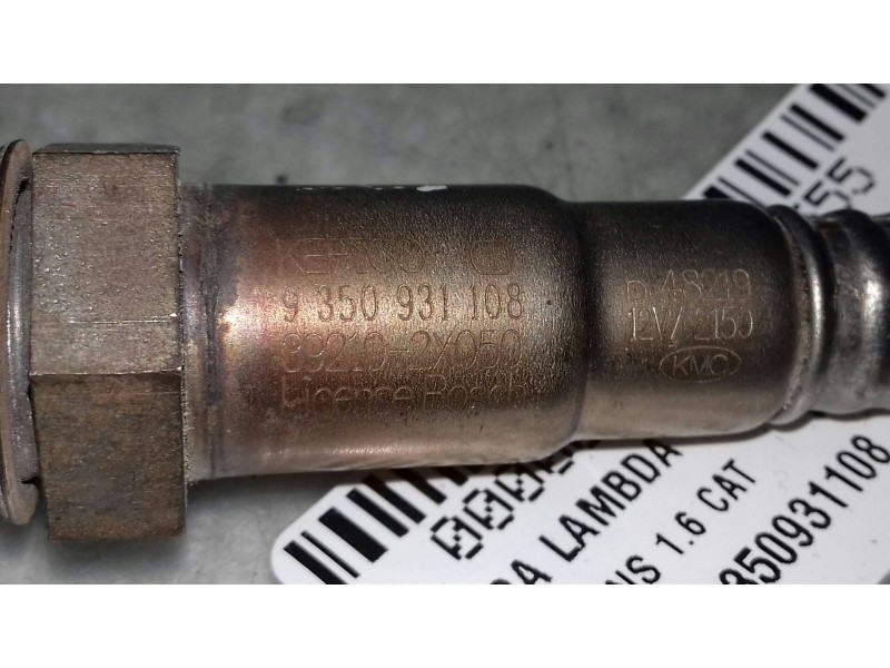Recambio de sonda lambda para kia carens 1.6 cat referencia OEM IAM 9350931108 392102X050 CONECTOR 4 PINES Recambio de sonda lambda para kia carens 1.6 cat referencia OEM IAM 9350931108 392102X050 CONECTOR 4 PINES