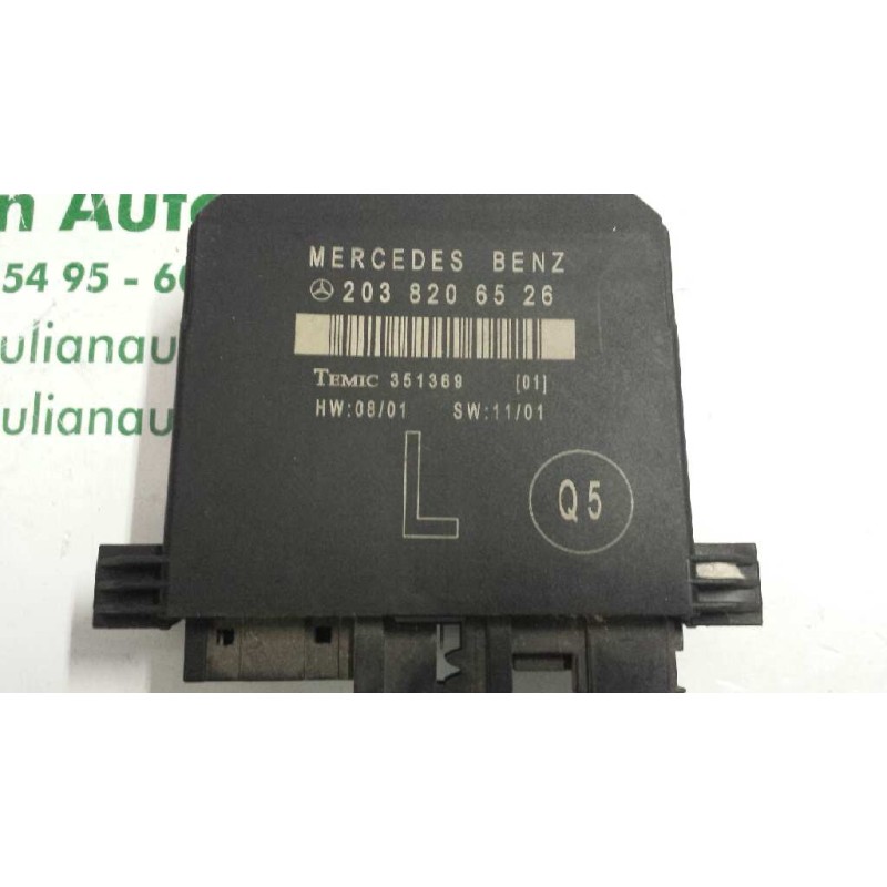 Recambio de modulo confort para mercedes-benz clase c (w203) berlina referencia OEM IAM 2038206526 351369 