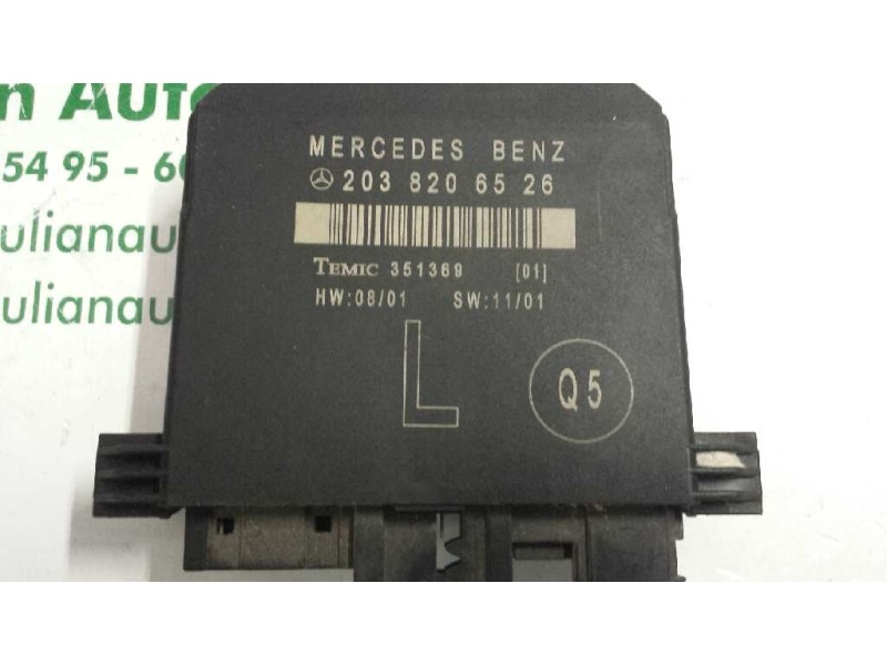 Recambio de modulo confort para mercedes-benz clase c (w203) berlina referencia OEM IAM 2038206526 351369 