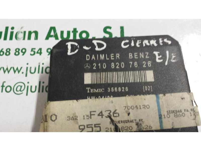 Recambio de modulo confort para mercedes-benz clase e (w210) berlina referencia OEM IAM 2108207626 356826 
