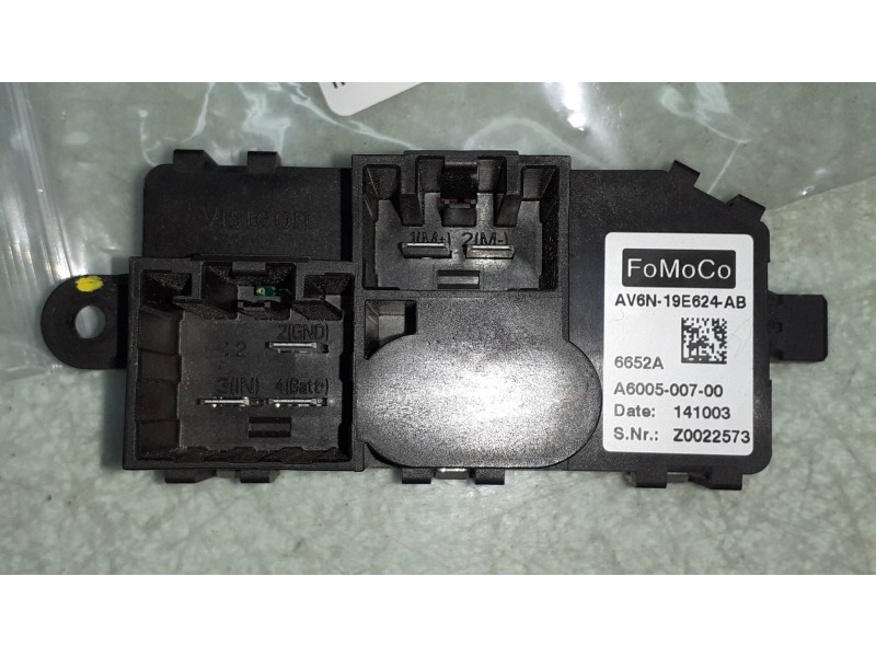 Recambio de resistencia calefaccion para ford focus lim. business referencia OEM IAM AV6N19E624AB A600500700 FOMOCO