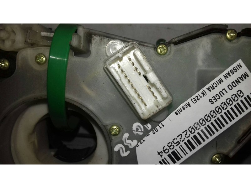 Recambio de mando luces para nissan micra (k12e) acenta referencia OEM IAM 25560BC60A  