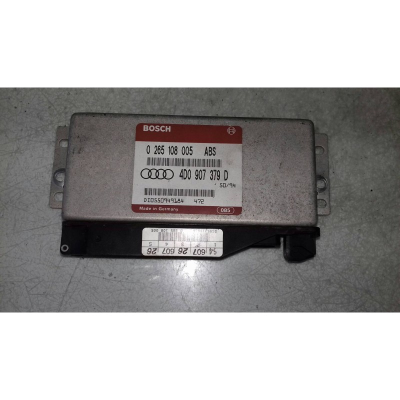 Recambio de centralita abs para audi a4 berlina (b5) 1.8 referencia OEM IAM 0265108005 4D0907379D 