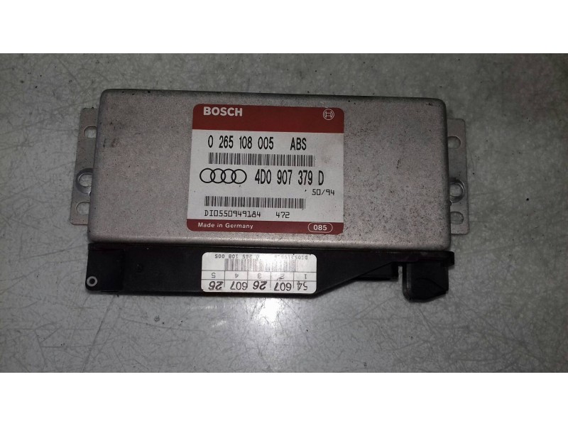 Recambio de centralita abs para audi a4 berlina (b5) 1.8 referencia OEM IAM 0265108005 4D0907379D 