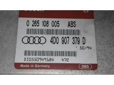 Recambio de centralita abs para audi a4 berlina (b5) 1.8 referencia OEM IAM 0265108005 4D0907379D  2