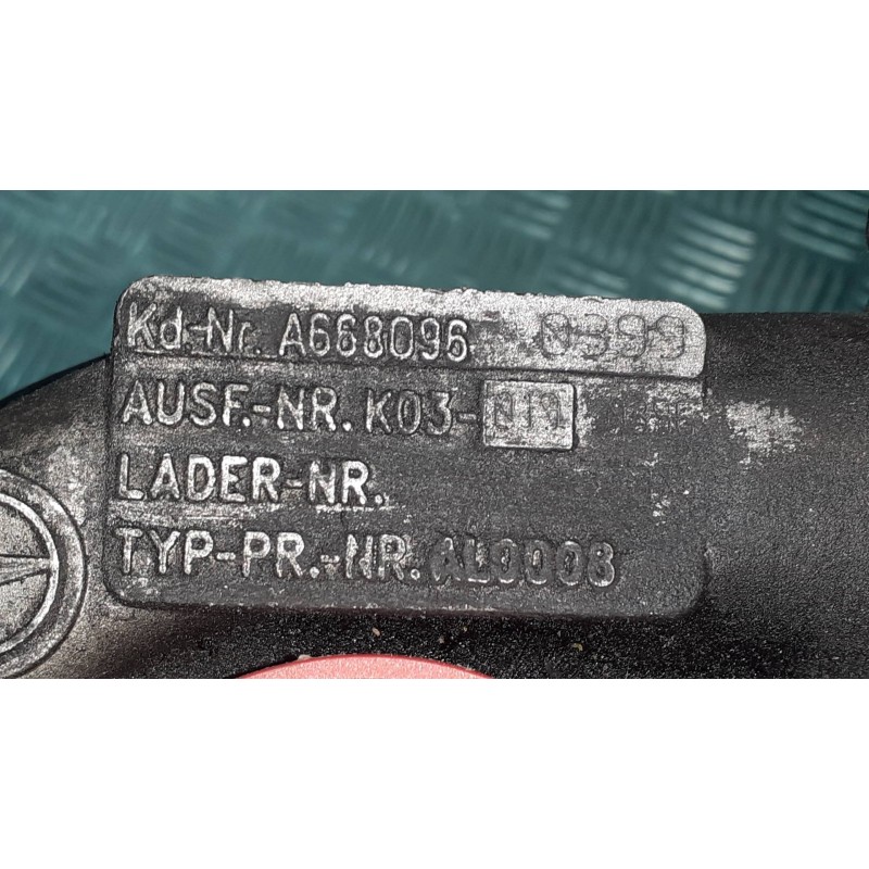 Recambio de turbocompresor para mercedes-benz clase a (w168) 160 cdi (168.006) referencia OEM IAM A668096 53031015061 