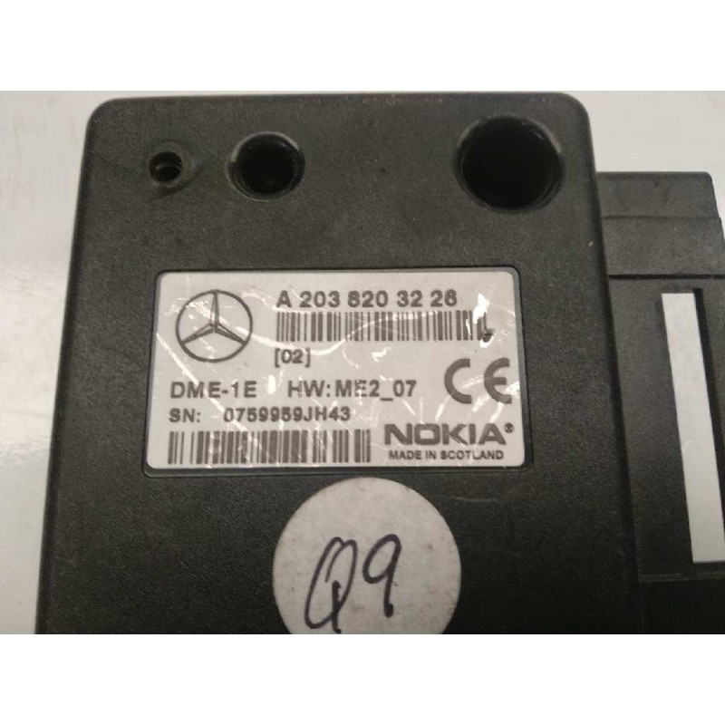 Recambio de modulo electronico para mercedes-benz clase c (w203) berlina 2.2 cdi cat referencia OEM IAM A2038203226  