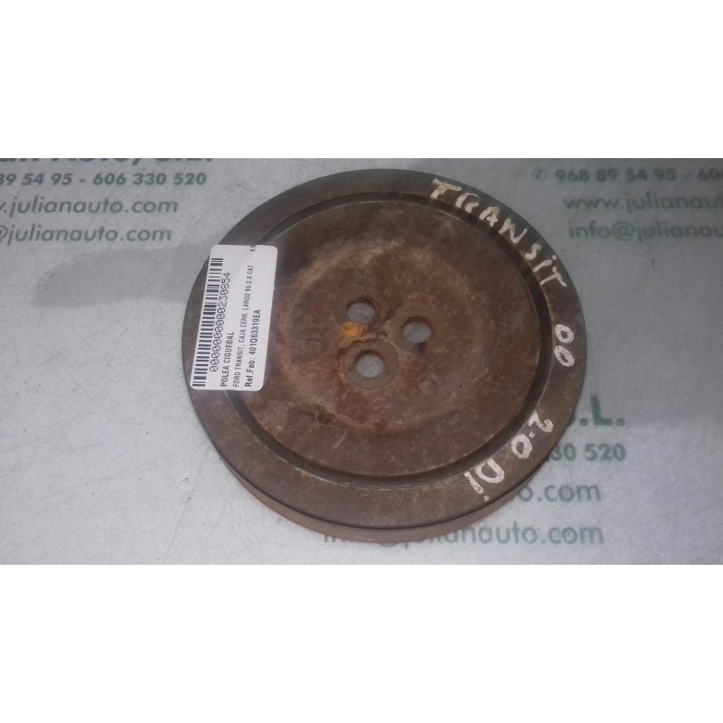 Recambio de polea cigueñal para ford transit, caja cerr. largo 95 2.0 cat referencia OEM IAM 401Q63319EA  
