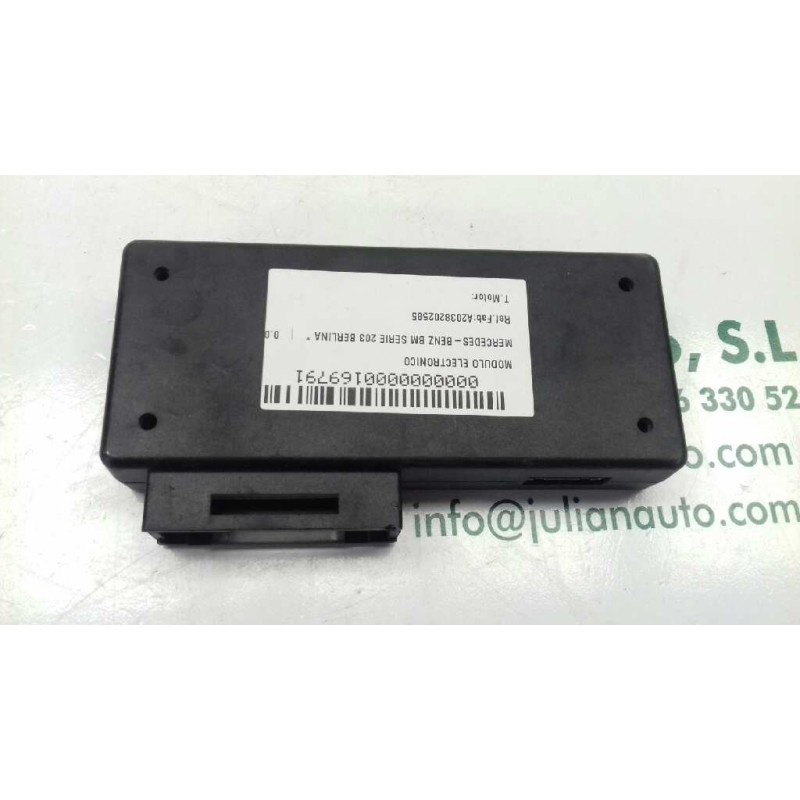 Recambio de modulo electronico para mercedes-benz clase c (w203) berlina 2.2 cdi cat referencia OEM IAM A2038202585  