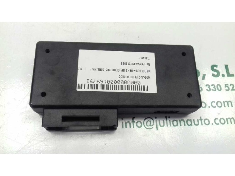 Recambio de modulo electronico para mercedes-benz clase c (w203) berlina 2.2 cdi cat referencia OEM IAM A2038202585  