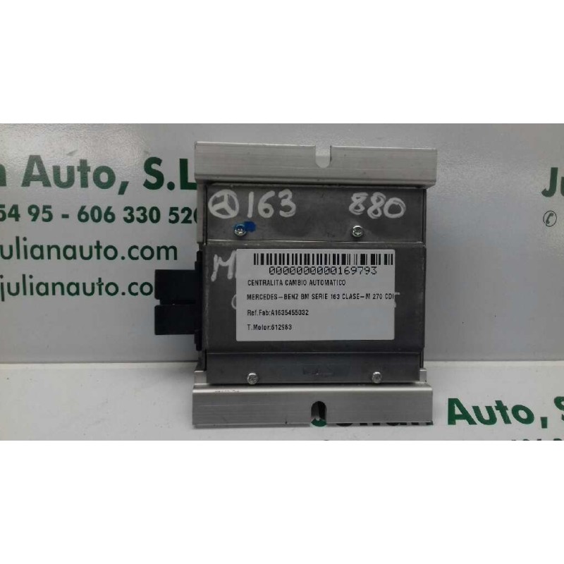 Recambio de centralita cambio automatico para mercedes-benz clase m (w163) 270 cdi (163.113) referencia OEM IAM A1635455032  