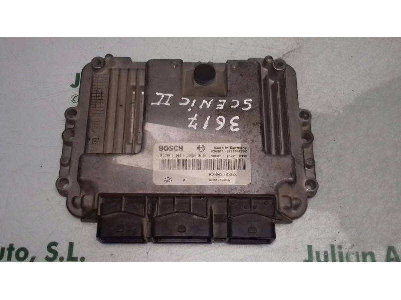 Recambio de centralita motor uce para renault scenic ii luxe dynamique referencia OEM IAM 8200349846 0281011390 BOSCH