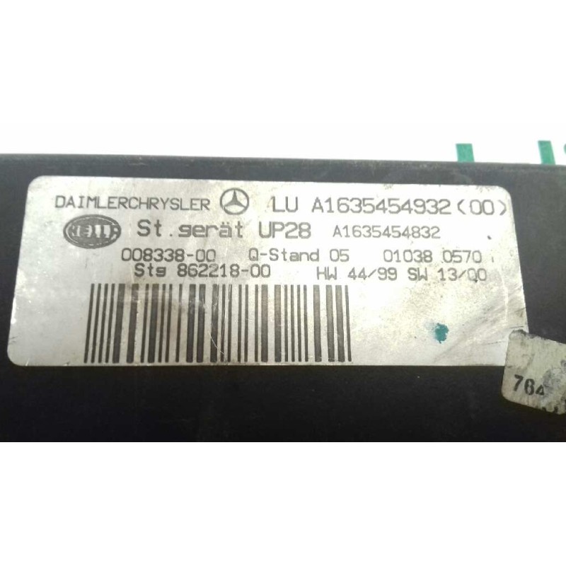 Recambio de modulo electronico para mercedes-benz clase m (w163) 270 cdi (163.113) referencia OEM IAM A1635454932 A1635454832 
