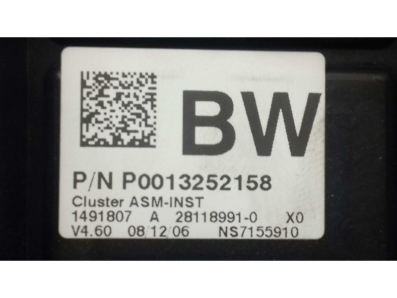 Recambio de cuadro instrumentos para opel corsa d ´´111 years´´ referencia OEM IAM A281189910 1344277 1303295