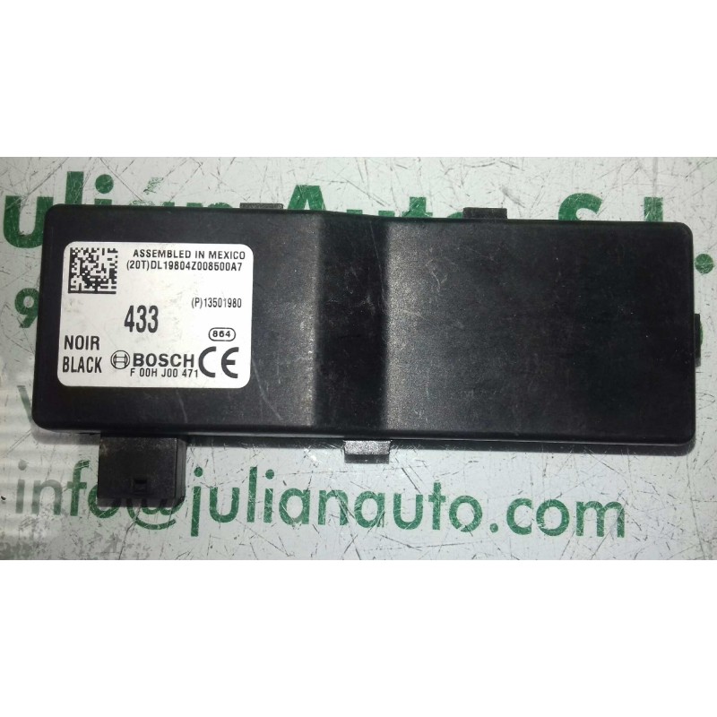 Recambio de centralita inmovilizador para opel insignia berlina edition referencia OEM IAM F00HJ00471 433 BOSCH