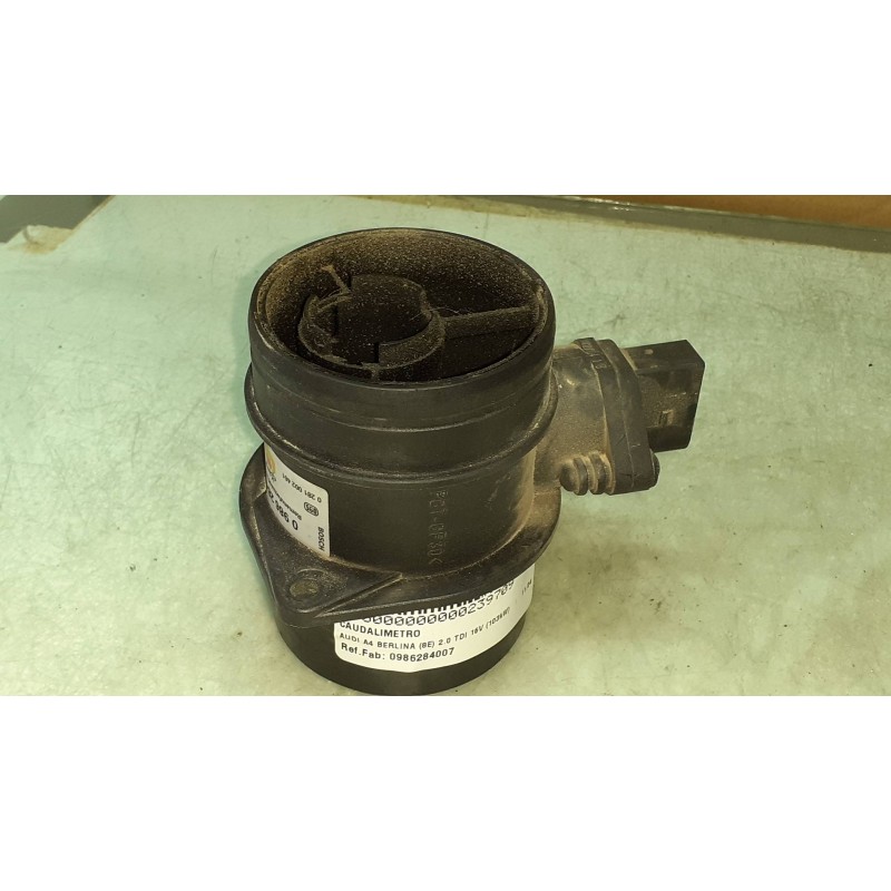 Recambio de caudalimetro para audi a4 berlina (8e) 2.0 tdi 16v (103kw) referencia OEM IAM 0986284007 0281002461 BOSCH