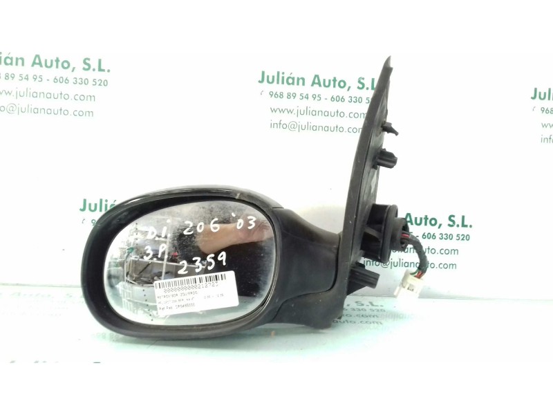 Recambio de retrovisor izquierdo para peugeot 206 berlina xt referencia OEM IAM CP6465000  ELECTRICO