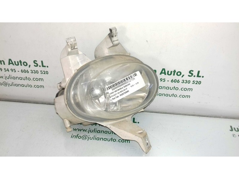 Recambio de faro antiniebla derecho para peugeot 206 berlina xt referencia OEM IAM 9628733980 67742981 VALEO