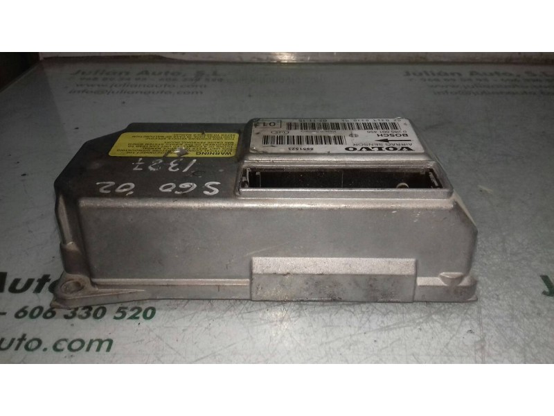 Recambio de centralita airbag para volvo s60 berlina 2.4 d referencia OEM IAM 8651523 0285001456 BOSCH