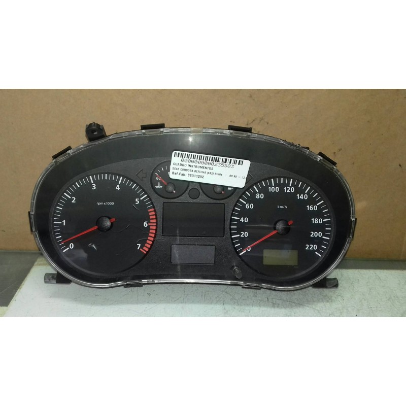 Recambio de cuadro instrumentos para seat cordoba berlina (6k2) stella referencia OEM IAM 88311292 110008924026 W06K0920801C