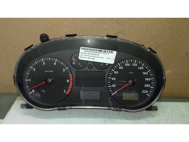 Recambio de cuadro instrumentos para seat cordoba berlina (6k2) stella referencia OEM IAM 88311292 110008924026 W06K0920801C