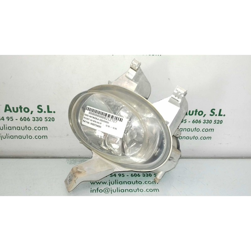 Recambio de faro antiniebla izquierdo para peugeot 206 berlina xt referencia OEM IAM 9628734080 67742971 VALEO