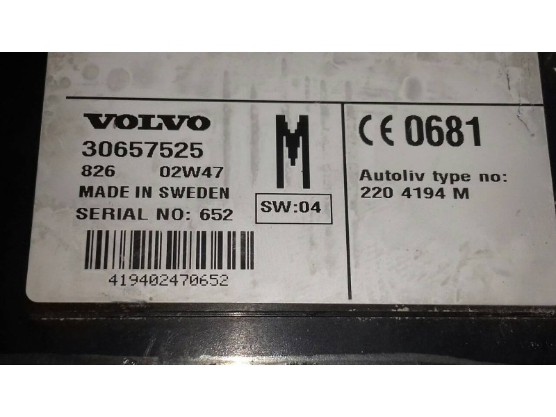 Recambio de mando multifuncion para volvo s60 berlina 2.4 d referencia OEM IAM 30657525 826 02W47 TELEFONO