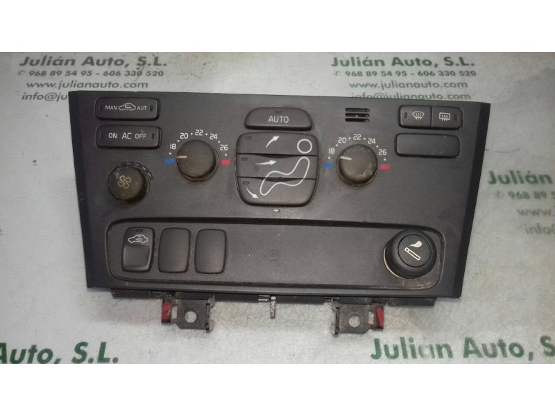 Recambio de mando climatizador para volvo s60 berlina 2.4 d referencia OEM IAM 8691950 02W47E 