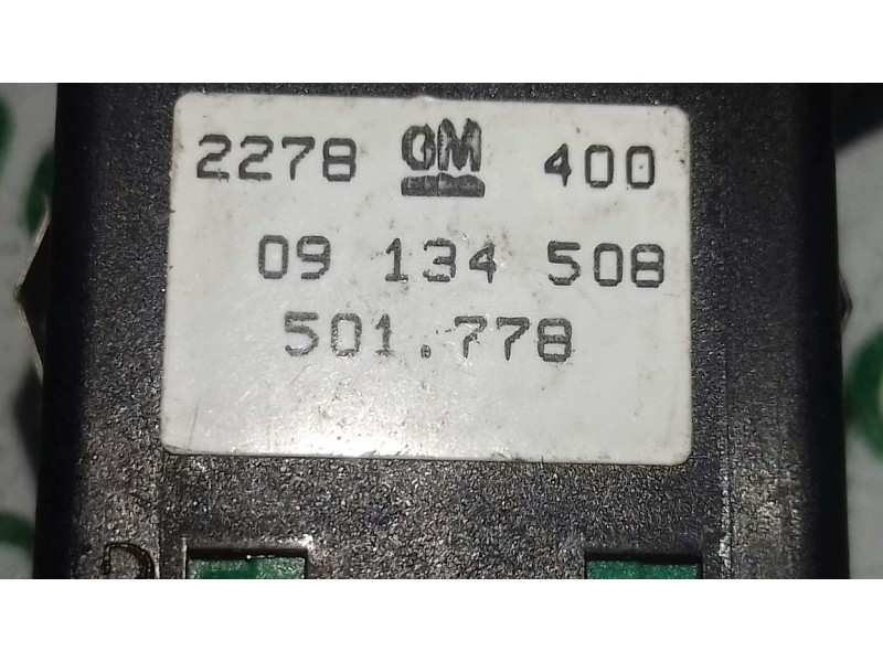 Recambio de interruptor para opel vectra b berlina edition 2000 referencia OEM IAM 09134508 501778 RECICLADO AIRE