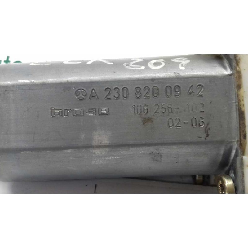 Recambio de motor elevalunas delantero derecho para mercedes-benz clase clk (w209) coupe referencia OEM IAM A2308200942 01308219